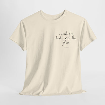 TRUTH 'n'JOKES Unisex-T-Shirt aus schwerer Baumwolle