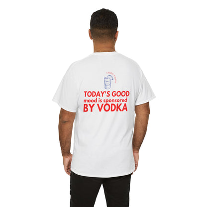 VODKA Unisex Schweres Baumwoll-T-Shirt