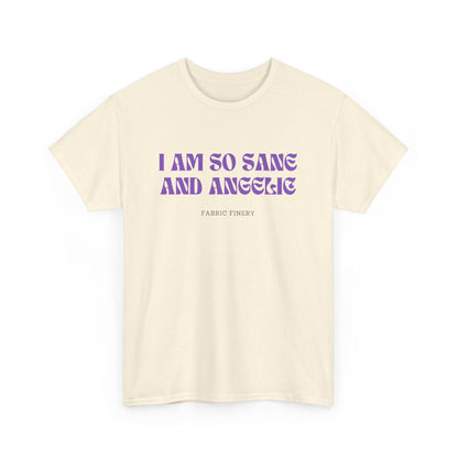 SANE AND ANGELIC Unisex Heavy Cotton Tee