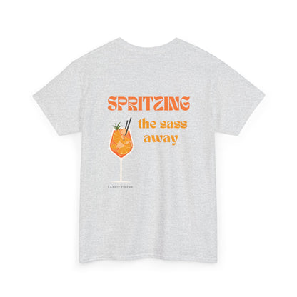 SPRITZING THE SASS AWAY Unisex Heavy Cotton Tee