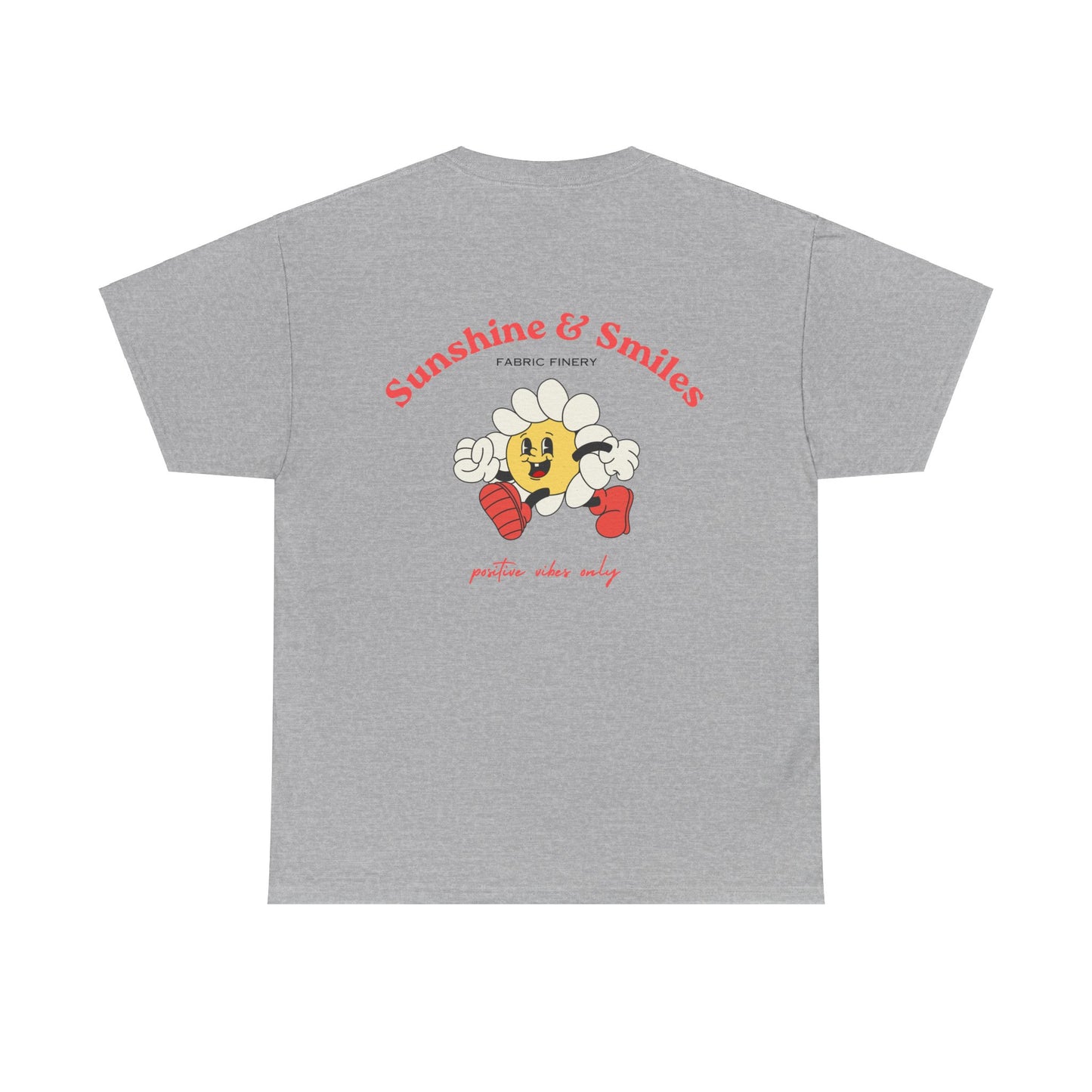 SUNSHINE AND SMILES Unisex Heavy Cotton Tee