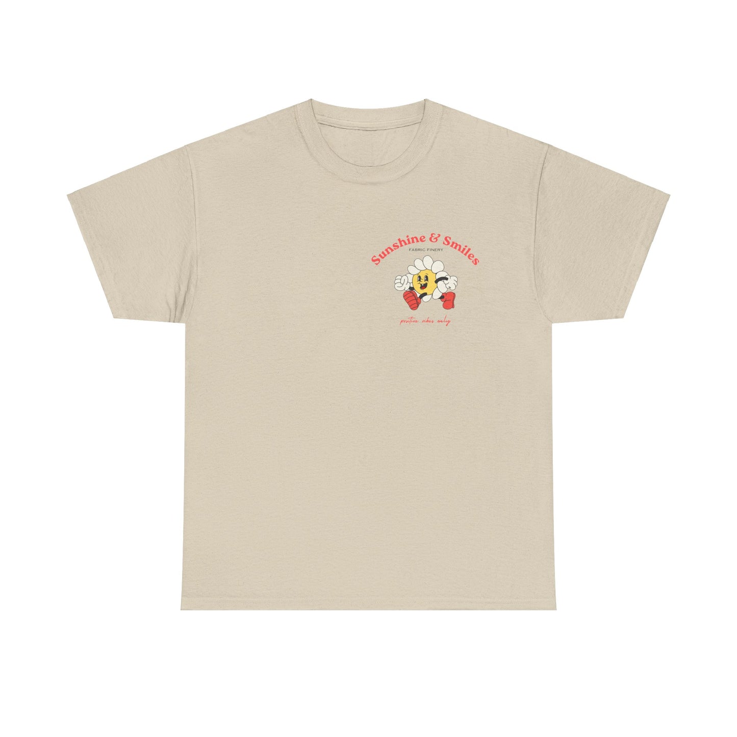 SUNSHINE AND SMILES Unisex Heavy Cotton Tee